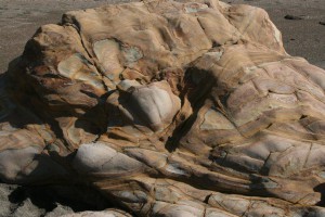 Crazy rocks at Moonstone Beach